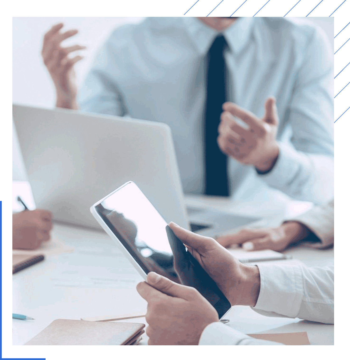 Business meeting — Renaissance Certification for School Leaders