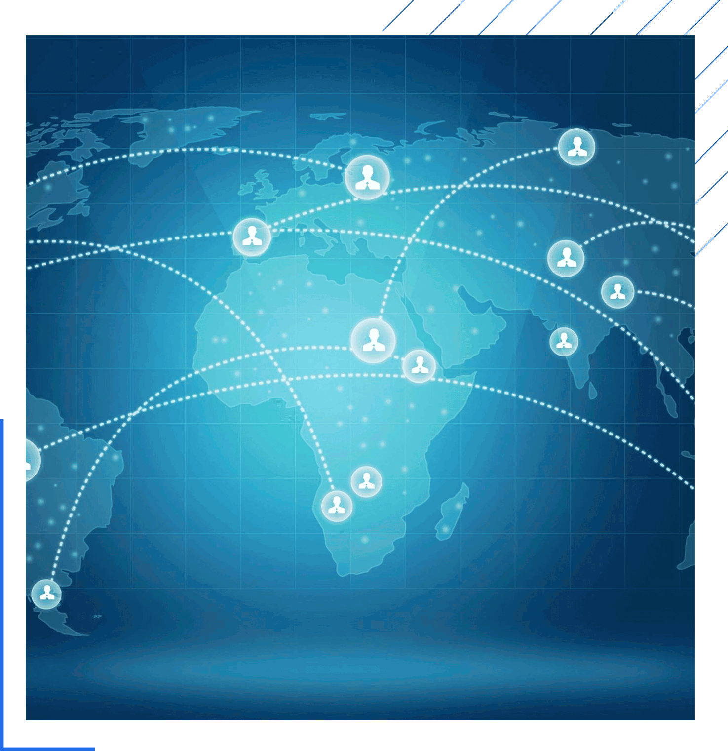 Global network illustration